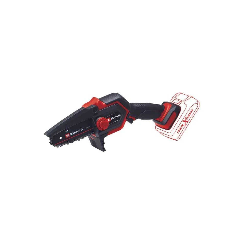 Аккумуляторная пила цепная Einhell PXC GE-PS 18/15 Li BL, 18В,шина 150мм,4.8м/с,без АКК и ЗУ 4600040