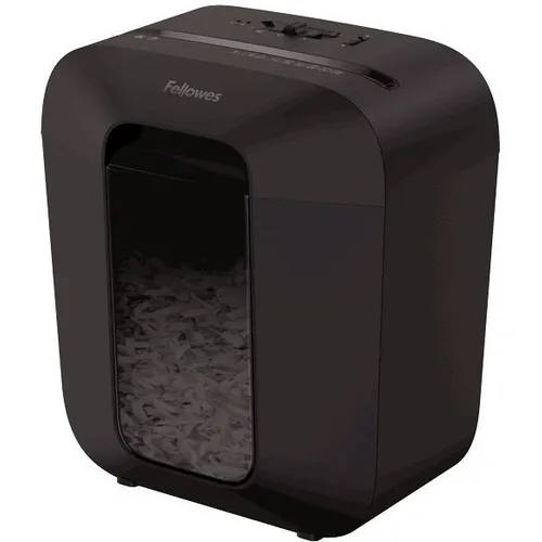 Уничтожитель бумаг Fellowes PowerShred LX25, P-4, 4х37 мм, 6 лист. одновременно, 11.5л [fs-41705]