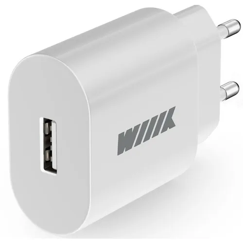 Сетевое зарядное устройство Wiiix UNN-4-1-01-QC-W, USB-A, 18Вт, 3A, белый