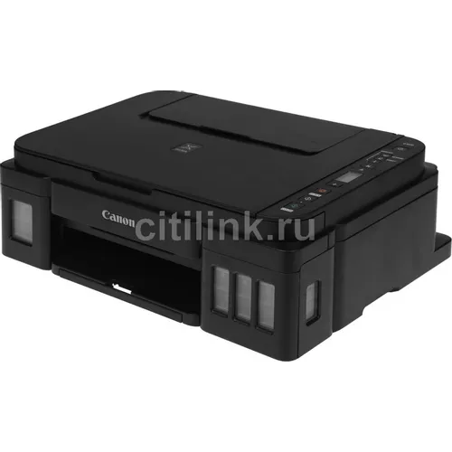 МФУ струйное Canon Pixma G3410 цветная печать, A4, с СНПЧ, черный [2315c009]