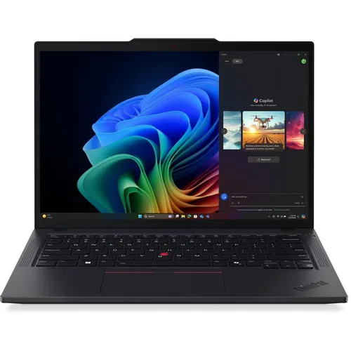 Ноутбук Lenovo ThinkPad T14 G6, 14", 2025, IPS, Intel Core Ultra 7 258V 2.2ГГц, 8-ядерный, 32ГБ LPDDR5x, 512ГБ SSD, Intel Arc 140V, Windows 11 Pro, черный [21qg0059gp]