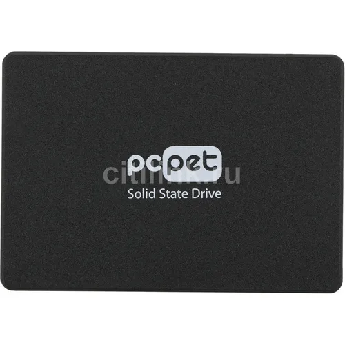 SSD накопитель PC PET PCPS256G2 256ГБ, 2.5", SATA III, SATA, oem
