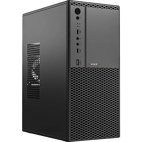 Корпус mATX Accord ACC-1605B, Mini-Tower, без БП, черный
