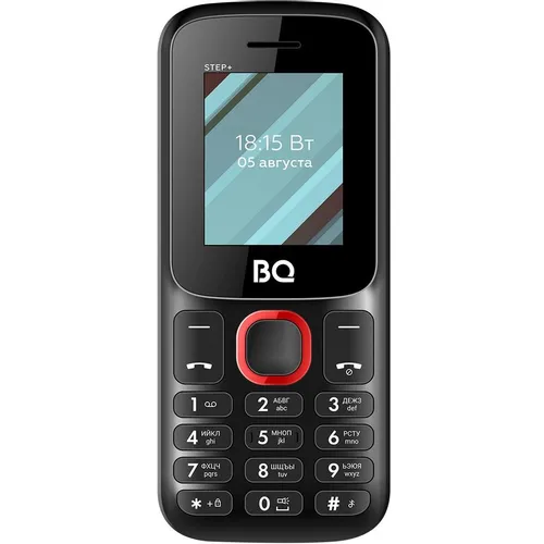 Сотовый телефон BQ 1848 Step+, черный/красный