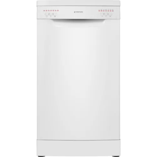 Посудомоечная машина MEFERI Light MDW4562WH FS, узкая, напольная, 45см, загрузка 9 комплектов, белая [mdw4562wh fs light]