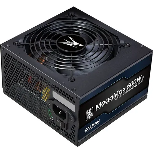Блок питания Zalman ZM500-TXII V2, 500Вт, 80 PLUS WHITE, 120мм, черный, retail