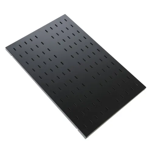 Полка стационарная ЦМО СВ-100-9005, 0.5, 19", черный, (в упаковке: 1шт)