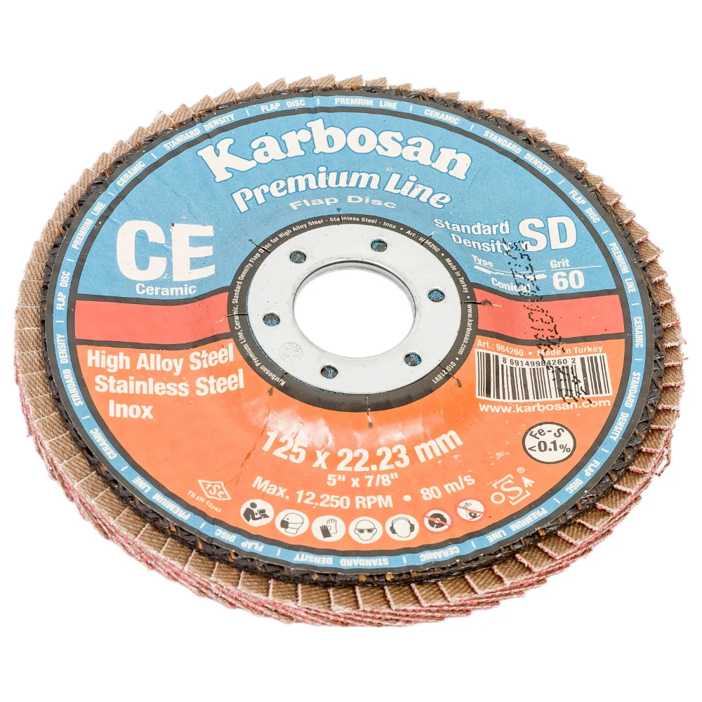 Круг лепестковый ABRAFORM P-60 AF-FLAP-CN-125-P60-CRM