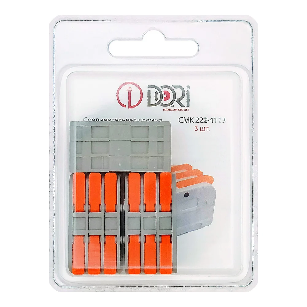3-проводная соединительная клемма DORI смк 222-4113 42723