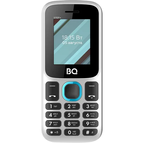 Сотовый телефон BQ 1848 Step+, белый/синий