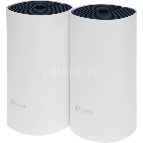Бесшовный Mesh роутер TP-LINK DECO P9(2-PACK), Wi-Fi 5, AC1200, 2.4/5ГГц, 2 WAN/LAN, белый, 2 шт. в комплекте