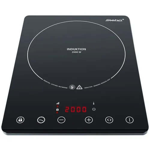 Настольная плита индукционная STEBA IK 65 Slim, стеклокерамика, черный