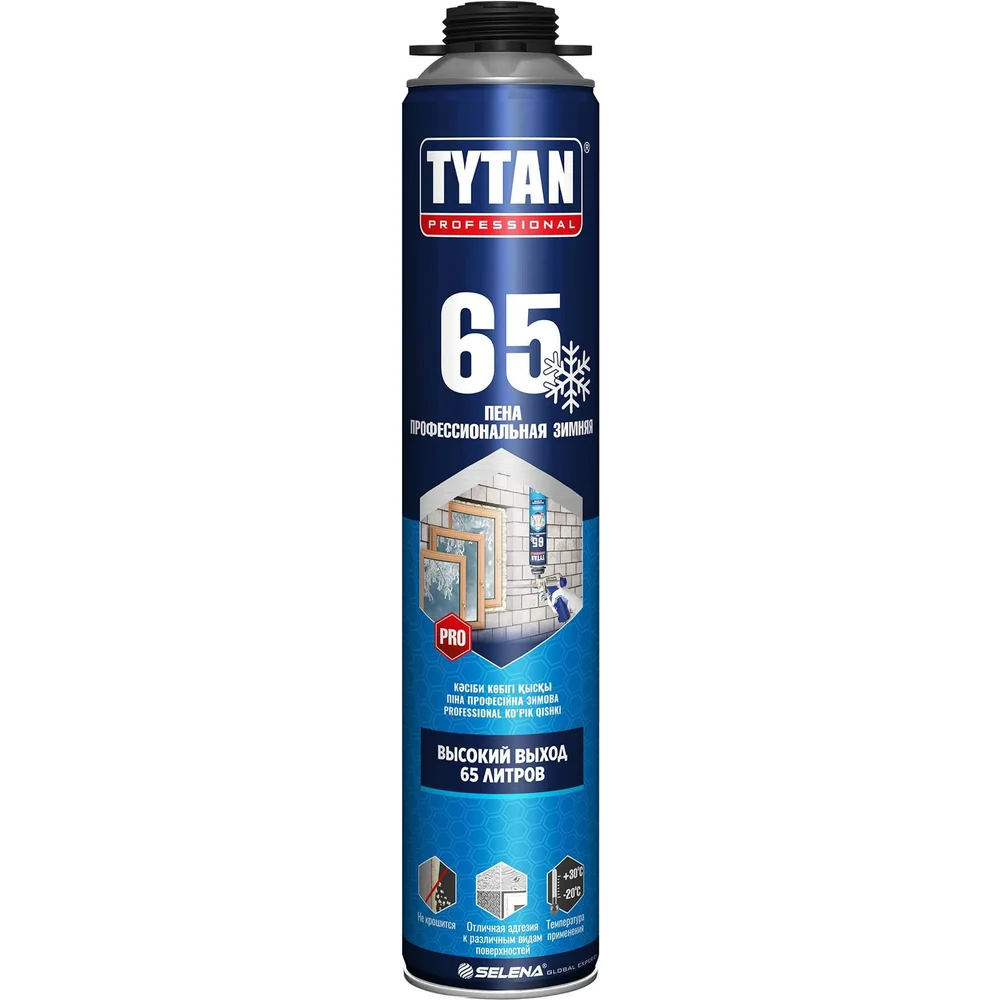 Профессиональная зимняя монтажная пена Tytan PROFESSIONAL 65 31453