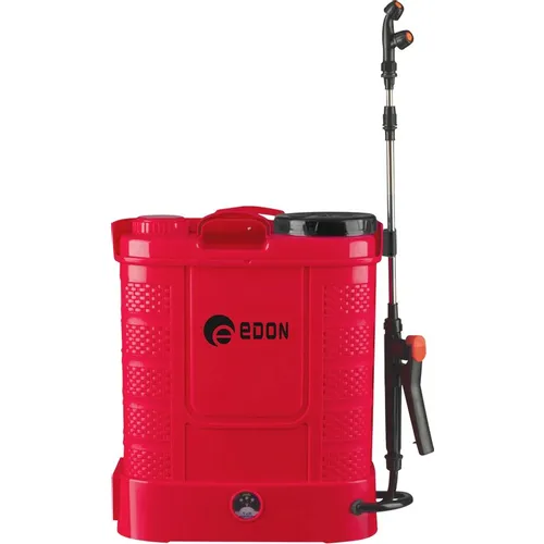 Опрыскиватель EDON AGS-12, аккумуляторный, напольный, ранцевый, 12л, красный [24996]