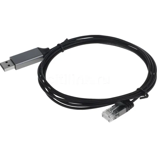 Кабель Buro BU-USB-A-LAN100-2m, USB 2.0 A(m) (прямой) - RJ-45 (m) (прямой), GOLD , 2м, пакет