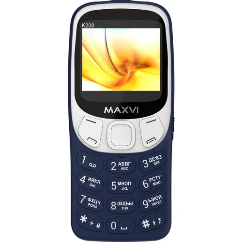 Сотовый телефон MAXVI K200 синий