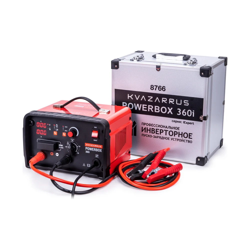 Инверторное пуско-зарядное устройство KVAZARRUS powerbox 360i 8766