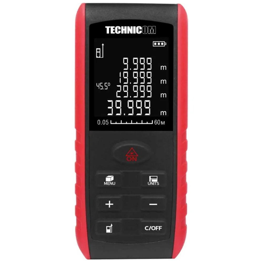 Лазерный дальномер-угломер TECHNICOM TECHNICOM TC-DAM60R