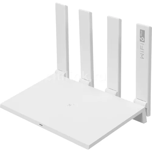 Wi-Fi роутер Huawei WiFi AX3 WS7100, Wi-Fi 6, AX3000, 2.4/5ГГц, 3 LAN, белый [53030adu]