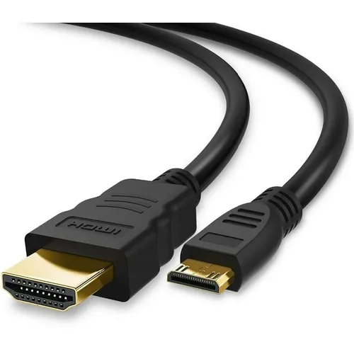 Кабель-переходник аудио-видео PREMIER 5-845, mini-HDMI (m) - HDMI (m), 1м, GOLD, черный [5-845 1.0]