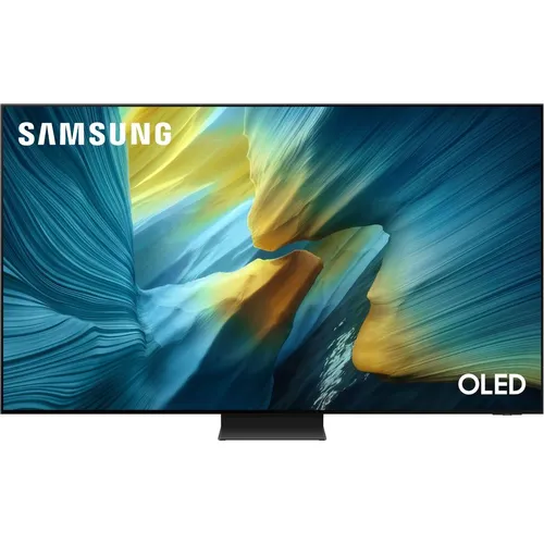77" Телевизор Samsung QE77S95FAUXRU OLED, 4K Ultra HD, СМАРТ ТВ, Tizen OS, черный графит