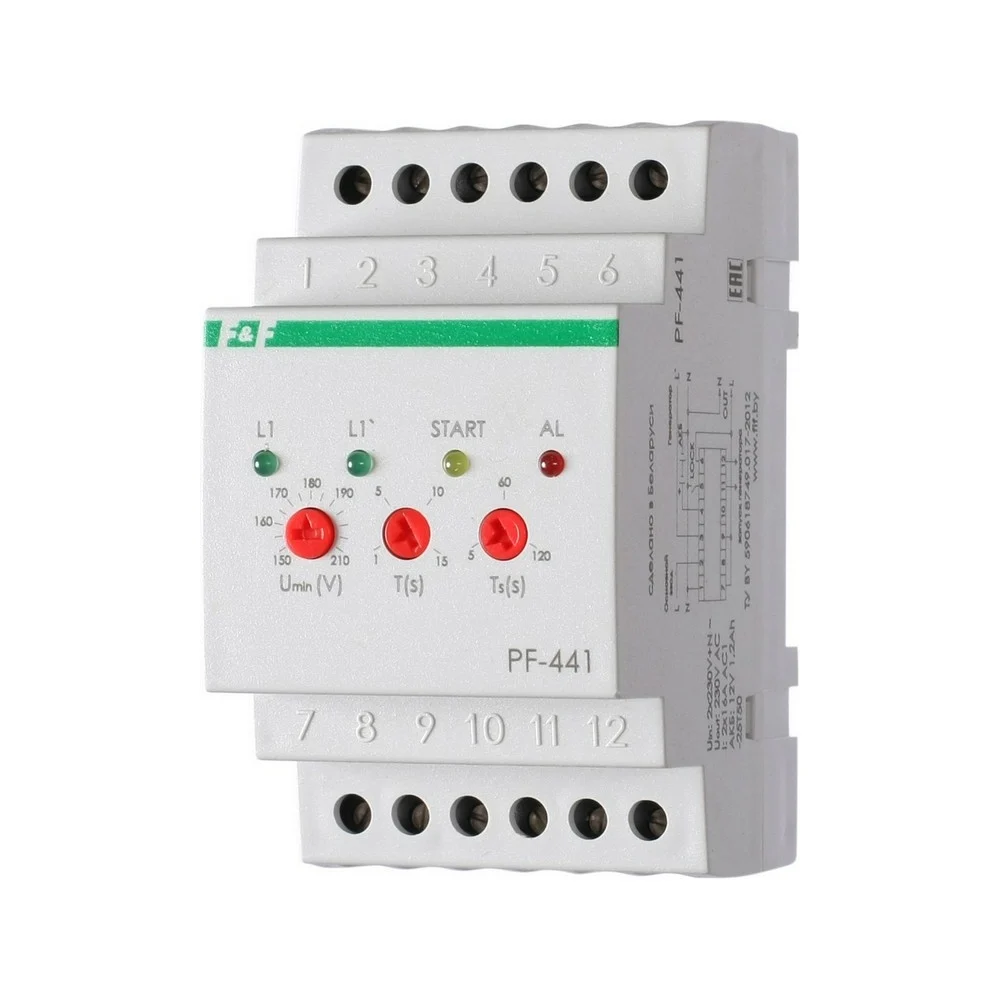 Автоматический переключатель фаз Евроавтоматика F&F PF-441 EA04.005.002