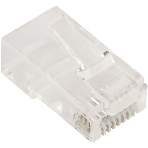 Коннектор LanMaster LAN-EZ45-8P8C/U6-100 UTP кат.6 RJ45 прозрачный (упак.: 100шт)