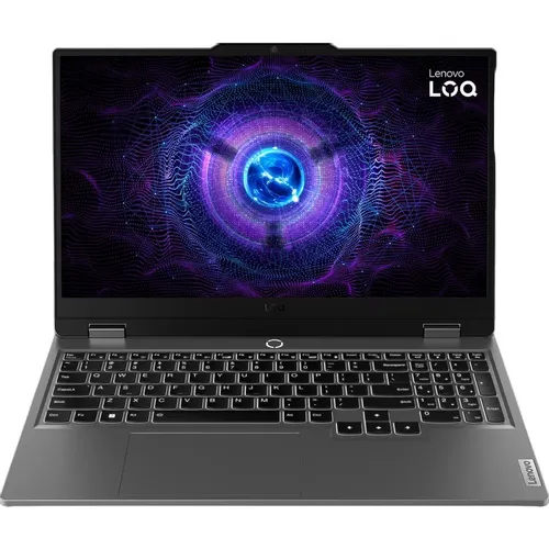 Ноутбук игровой Lenovo LOQ 15IRX9, 15.6", 2025, IPS, Intel Core i5 13450HX 2.4ГГц, 10-ядерный, 16ГБ DDR5, 512ГБ SSD, NVIDIA GeForce RTX 4050 для ноутбуков - 6 ГБ, TGP 105Вт, без операционной системы, серый [83dv01cgrk]