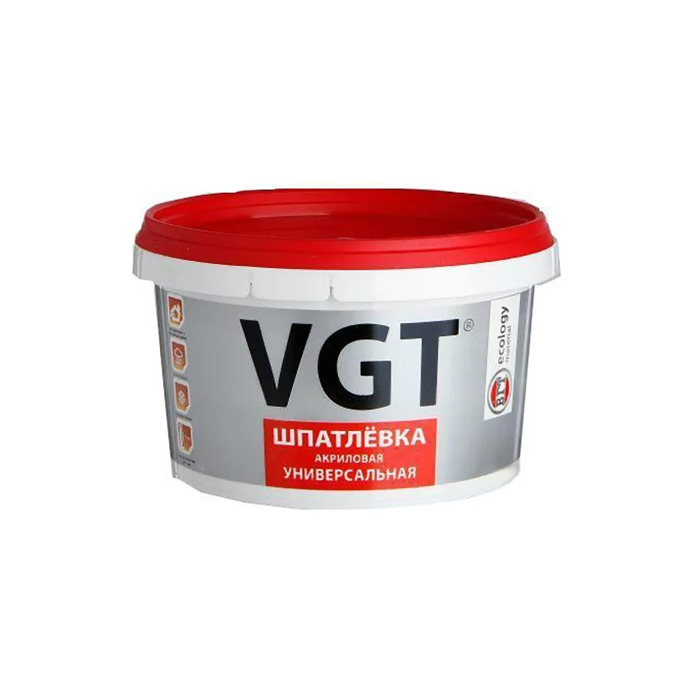 Универсальная акриловая шпаклевка для наружных и внутренних работ VGT 55220
