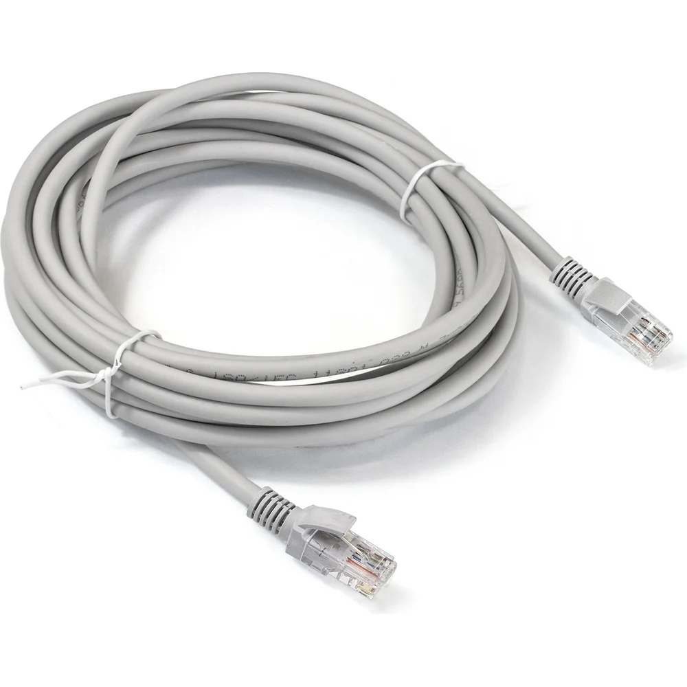 Патч-корд ExeGate LSZH UTP-RJ45-RJ45-5e-7M-LSZH-GY 290421