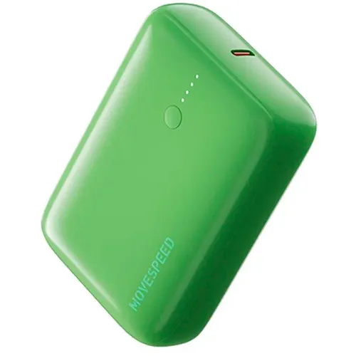 Внешний аккумулятор (Power Bank) MOVESPEED YSPBQ10-22, 10000мAч, зеленый [yspbq10 green]