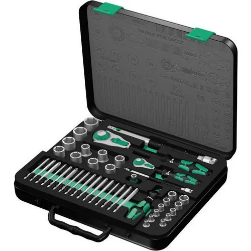 Набор торцевых головок WERA WE-160785 в компл.:43 предмета