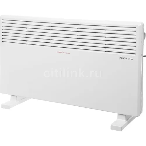 Конвектор Neoclima Comforte, 2500Вт, с терморегулятором, белый [comforte 2500w]