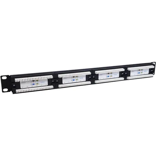 Патч-панель NTSS (NTSS-PP-1U-24-UTP-RJ45-6-D) 19" 1U 24xRJ45 кат.6 UTP