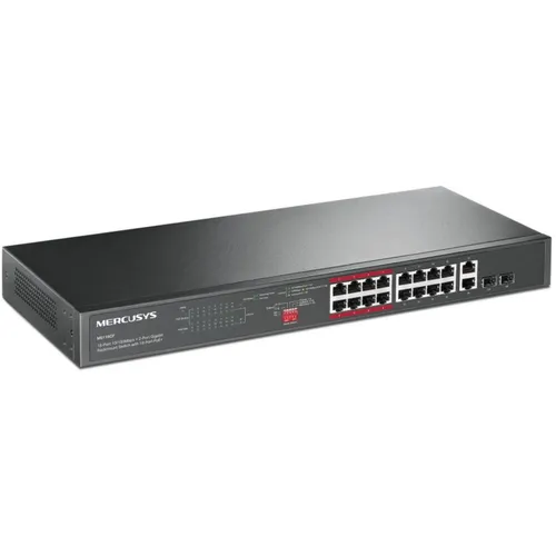 Коммутатор MERCUSYS MS118CP, неуправляемый