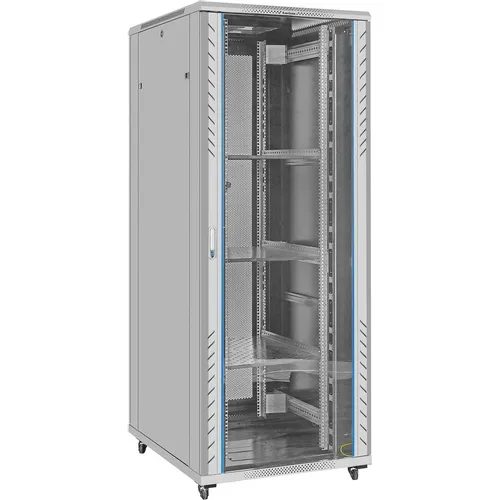 Шкаф коммутационный EXEGATE EC-FS-42U.800.1000.G.V EX300284RUS напольный, стеклянная передняя дверь, 42U, 800x2054x1000 мм