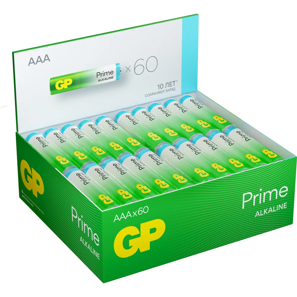 Алкалиновые батарейки GP super alkaline 24A-2CRVS60