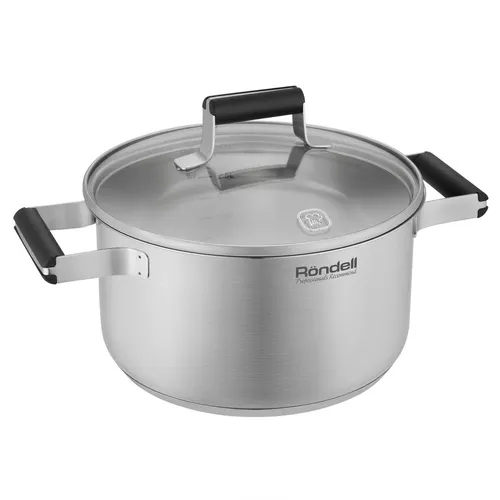 Кастрюля 3.1л Rondell Bayoneta RDS-1807, нержавеющая сталь, с крышкой