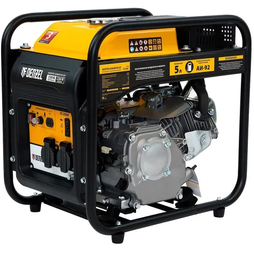 Бензиновый генератор DENZEL GT-2500iF, 230/12 В, 2.5кВт [94704]