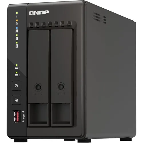 Сетевое хранилище NAS Qnap TS-253E-8G, 2-bay, настольный, Celeron, J6412
