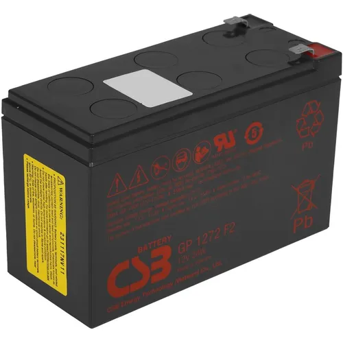Аккумуляторная батарея CSB GP1272 F2 для ИБП, 12В, 7.2Ач