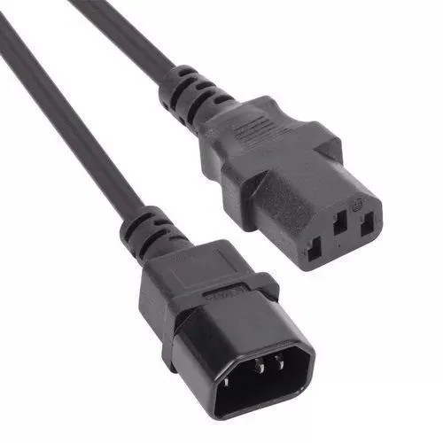 Кабель-удлинитель питания PREMIER 5-284, IEC C13 (прямой) - IEC C14 (прямой), круглое, 3м, Bulk, черный [5-284(1.0) 3.0]