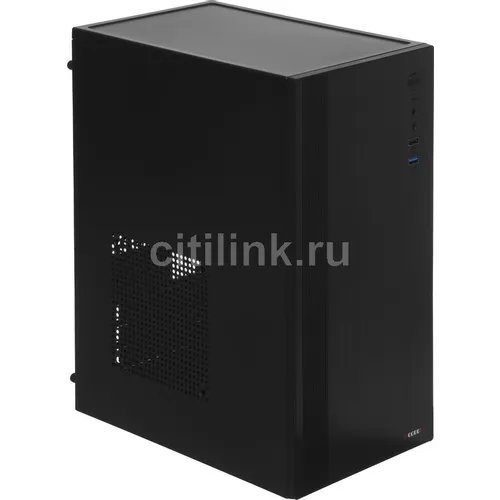 Корпус mATX Accord ACC-M802, Mini-Tower, без БП, черный
