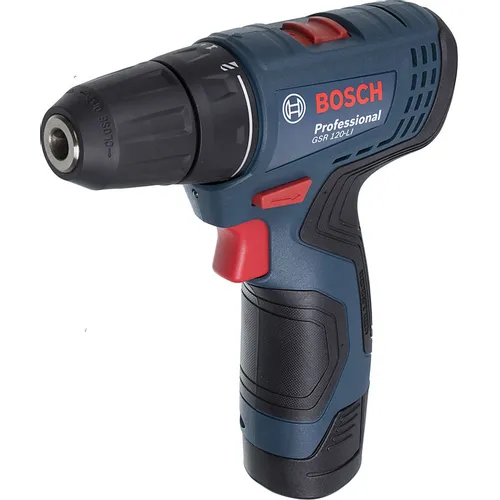 Дрель-шуруповерт Bosch GSR 120-LI, 2Ач, с двумя аккумуляторами [06019g8000]
