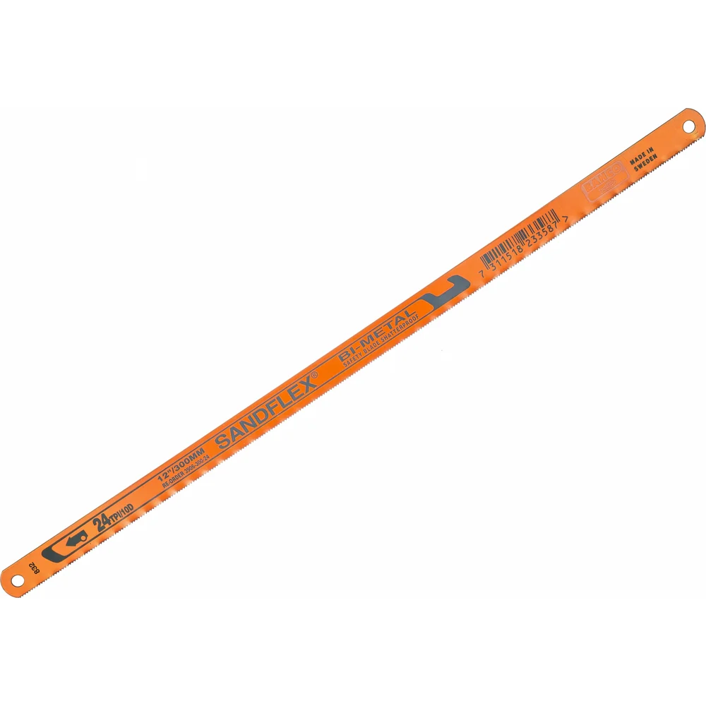 Биметаллическое полотно для ручных ножовок Bahco SANDFLEX 3906-300-24-100