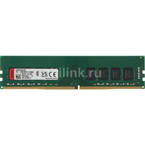 Оперативная память Kingston KVR32N22D8/16WP DDR4 - 1x 16ГБ 3200МГц, DIMM, Ret