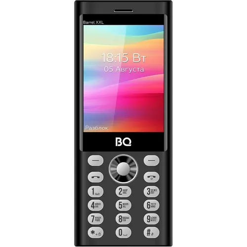 Сотовый телефон BQ Barrel XXL 3598, черный/серебристый