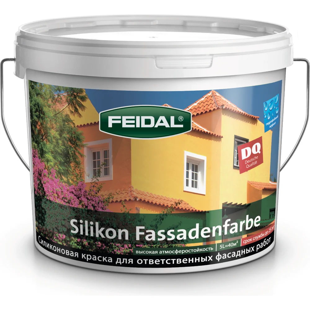 Краска Feidal Silikon Fassadenfarbe 20100