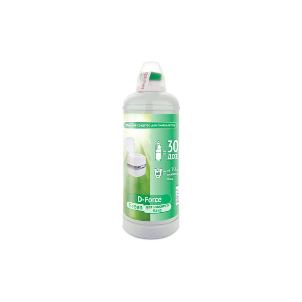 Жидкое средство для биотуалетов Ваше Хозяйство D-Force Green 4620015698328