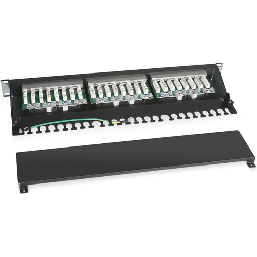 Патч-панель Cabeus PL-24-CAT.6-SH-DUAL 19" 1U 24xRJ45 кат.6 FTP